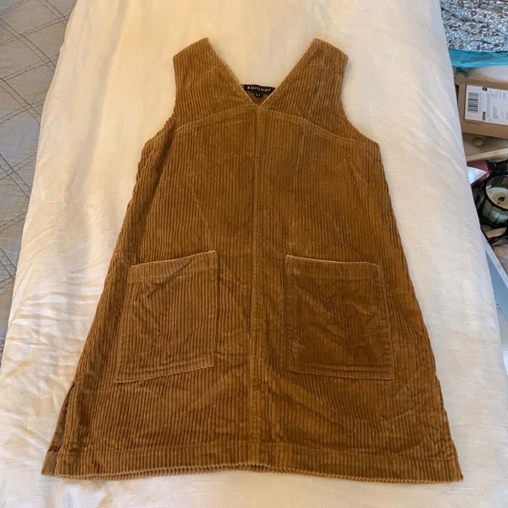 Bonjour Diaries Brown Corduroy Jumper - size 6